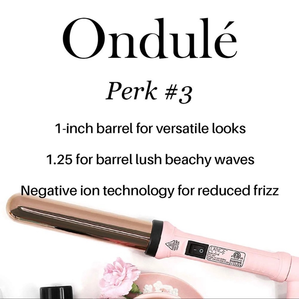 New L’ANGE 25MM Titanium Curling Wand Ondulé - Picture 9 of 11